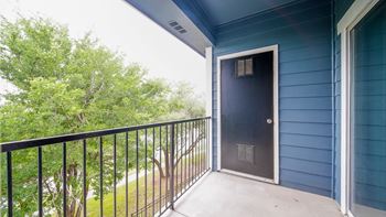 Private patios and balconies